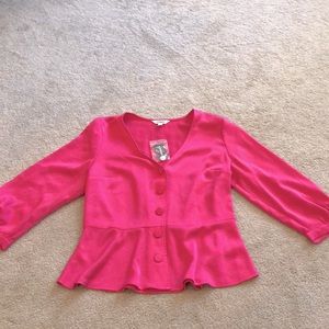 NWT express hot pink blouse